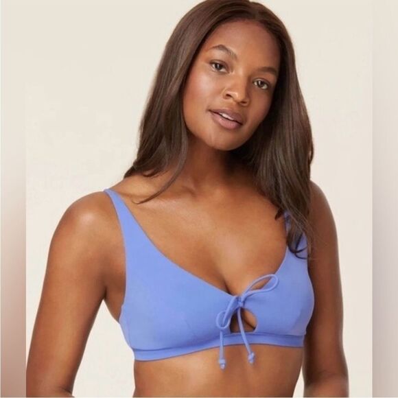 NWT Andie Swim The Crete Top Eco Nylon in Periwinkle Size XL - Picture 1 of 12